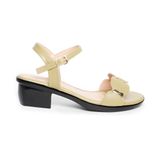 Sandal nữ Hanatabi quai ngang có khóa đế Pu siêu nhẹ cao 5cm hậu C mã HNSDG5F1004 (Size 35 -> 39)