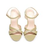 Sandal nữ Hantabi quai chéo gót nhọn cao 5cm hậu c đế TA cao cấp chống trơn trượt mã HNSDG7F975 (Size 35 - 41)