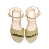 Sandal nữ Hanatabi quai ngang 2 xếp đế xuồng siêu nhẹ cao 5cm hậu c mã HNSD5F968 (Size 36 -> 40)