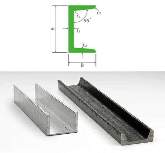  Thép hình U 100x6000 (br 54kg) Á Châu