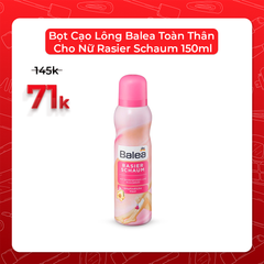 Bọt Cạo Lông Balea Toàn Thân Cho Nữ Rasier Schaum 150ml