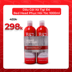 Dầu Gội Xả Tigi Đỏ Bed Head Phục Hồi Tóc 1000ml