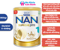 Sữa Bột Nan SupremePro Số 1 800g (Cho Bé 0 - 6 tháng)