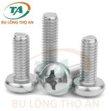 vít pake đầu tròn Inox 201, 304, 316