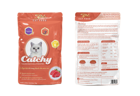  Pate Catchy (5Plus) Cho Mèo Mọi Lứa Tuổi 70g 