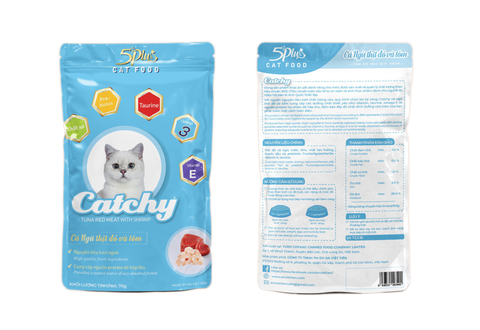  Pate Catchy (5Plus) Cho Mèo Mọi Lứa Tuổi 70g 