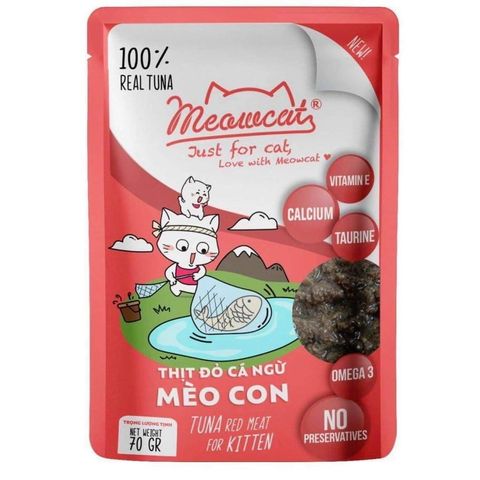  Pate Mèo MEOWCAT - 70gr - Nhiều Vị 