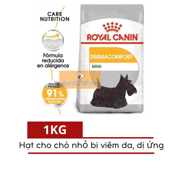 Hạt Cho Chó Viêm Da Dị Ứng Royal Canin Dermacomfort Mini – Nông