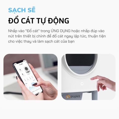  Máy Vệ Sinh Tự Động Cho Mèo PETREE Ver 2 (Có App) 