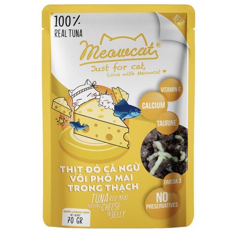  Pate Mèo MEOWCAT - 70gr - Nhiều Vị 