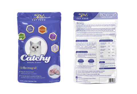  Pate Catchy (5Plus) Cho Mèo Mọi Lứa Tuổi 70g 