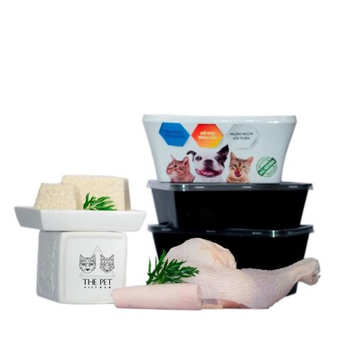  Pate tươi The Pet Chó Mèo 1kg - Nhiều Vị 