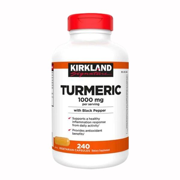  Viên uống tinh chất nghệ Kirkland Signature Turmeric 1000 mg., 240 Viên 