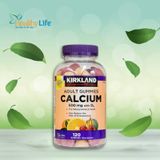  Kẹo dẻo vitamin dành cho người lớn Calcium 500mg with D3 Gummy 120 viên của Mỹ 