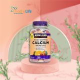  Kẹo dẻo vitamin dành cho người lớn Calcium 500mg with D3 Gummy 120 viên của Mỹ 