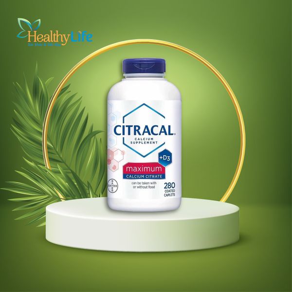  Viên uống bổ sung Canxi Citracal Maximum Calcium Citrate +D3 280 viên 