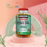  Viên uống Dầu Cá Alaska Kirkland Signature Wild Alaskan Fish Oil 1400 mg 230 viên của Mỹ 