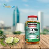  Viên uống Dầu Cá Alaska Kirkland Signature Wild Alaskan Fish Oil 1400 mg 230 viên của Mỹ 