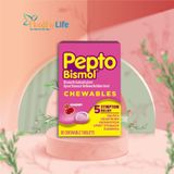  Kẹo ngậm hỗ trợ dạ dày Pepto Bismol vị Cherry 30 viên 