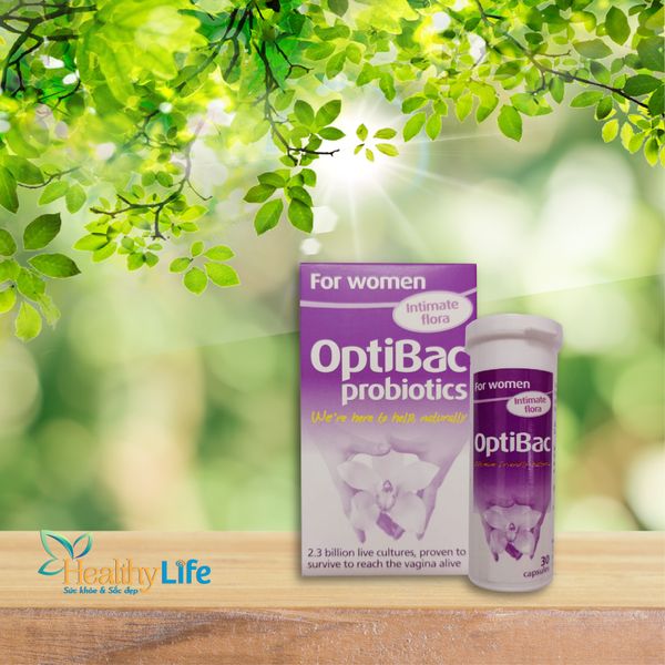  Men vi sinh dành cho nữ OptiBac Probiotics Intimate Flora 30 viên 