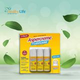  Dầu Nóng Dạng Lăn Giảm Đau Nhanh Tại Chỗ Aspercreme Lidocaine No-Mess Roll-On (set 3 chai 73ml) 