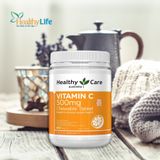  Viên uống bổ sung vitamin C Healthy Care Vitamin C 500mg 500 viên 