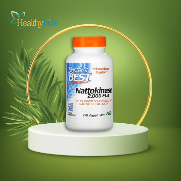  Viên uống ngăn ngừa và hỗ trợ sau tai biến Doctor’s Best Nattokinase 270 viên 