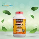  Viên uống Dầu cá Kirkland Signature™ Omega-3 Fish oil 400 Viên nhập từ Mỹ 