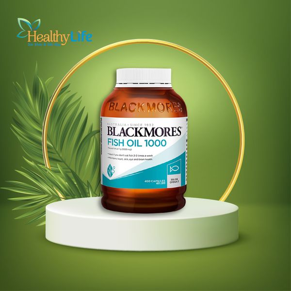  Dầu cá không mùi Blackmores Odourless Fish Oil Mini Caps 400 viên (Viên Nhỏ) 