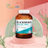  Dầu cá không mùi Blackmores Odourless Fish Oil Mini Caps 400 viên (Viên Nhỏ) 