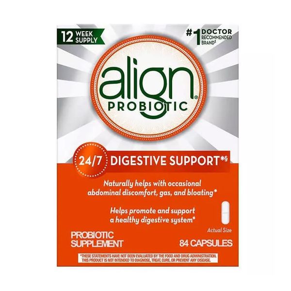  Viên uống hỗ trợ tiêu hóa Align Probiotic Supplement for Daily Digestive Health 84 viên 