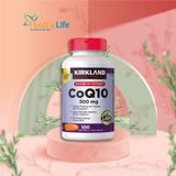  Thuốc bổ tim mạch Kirkland Signature CoQ10 300mg 100 viên của Mỹ. 