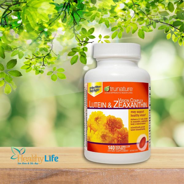  Viên uống bổ mắt Trunature Lutein & Zeaxanthin Vision Complete Tunature 140 Viên của Mỹ 