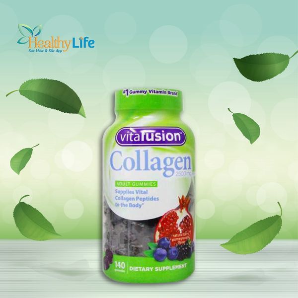  Kẹo Collagen Gummies Vitafusion 2500 mg 140 Viên 