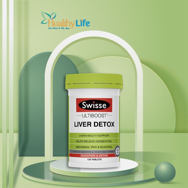  Viên uống bổ gan và giải độc gan Swisse Liver Detox  của Úc 