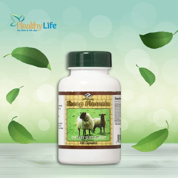  Viên uống nhau thai cừu Mỹ Sheep Placenta Complex hộp 100 viên 