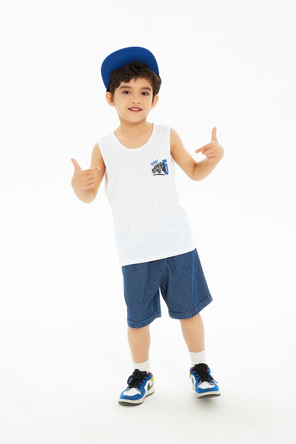 Áo tanktop bé trai BTT311R