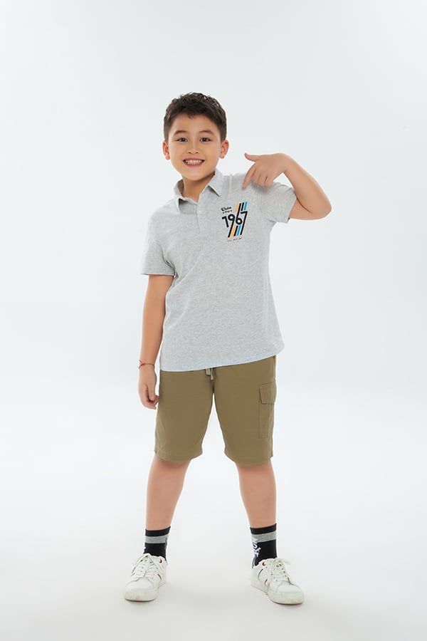Quần short khaki bé trai BKS305R