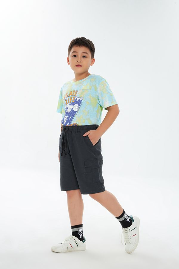Quần short khaki bé trai BKS305R