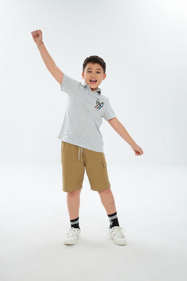 Quần short khaki bé trai BKS305R