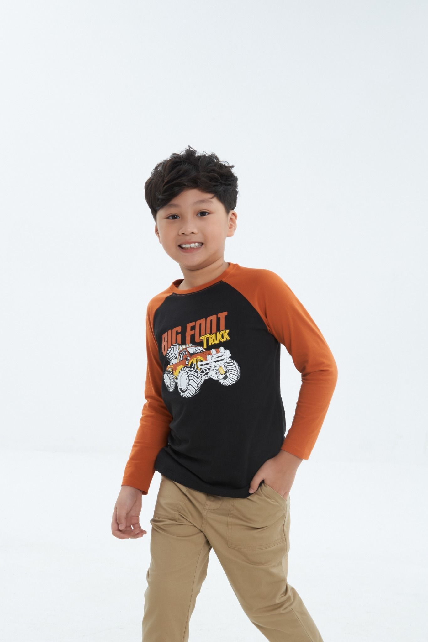 Áo thun bé trai dài tay BTL212R