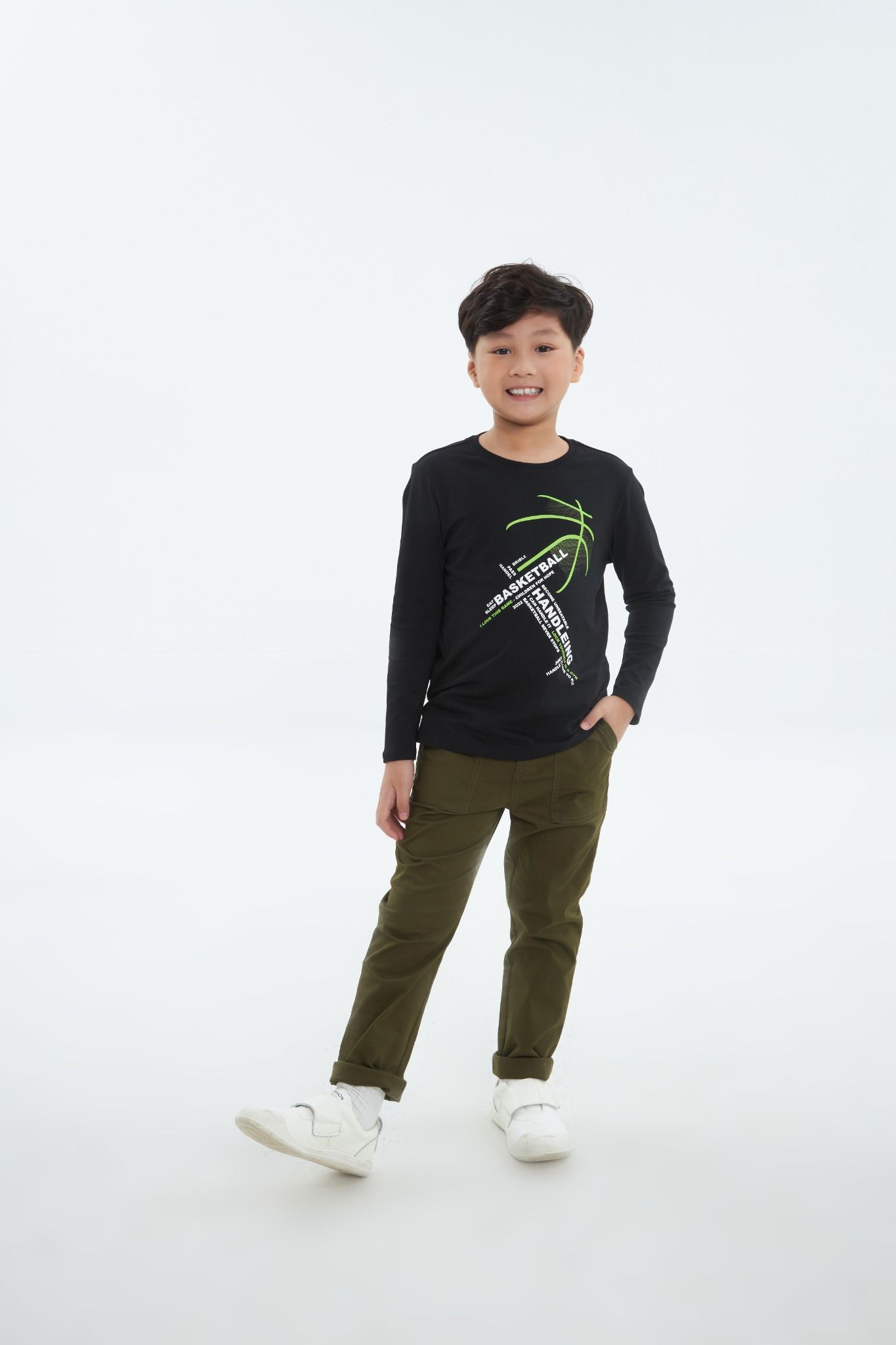 Áo thun bé trai dài tay BTL217R