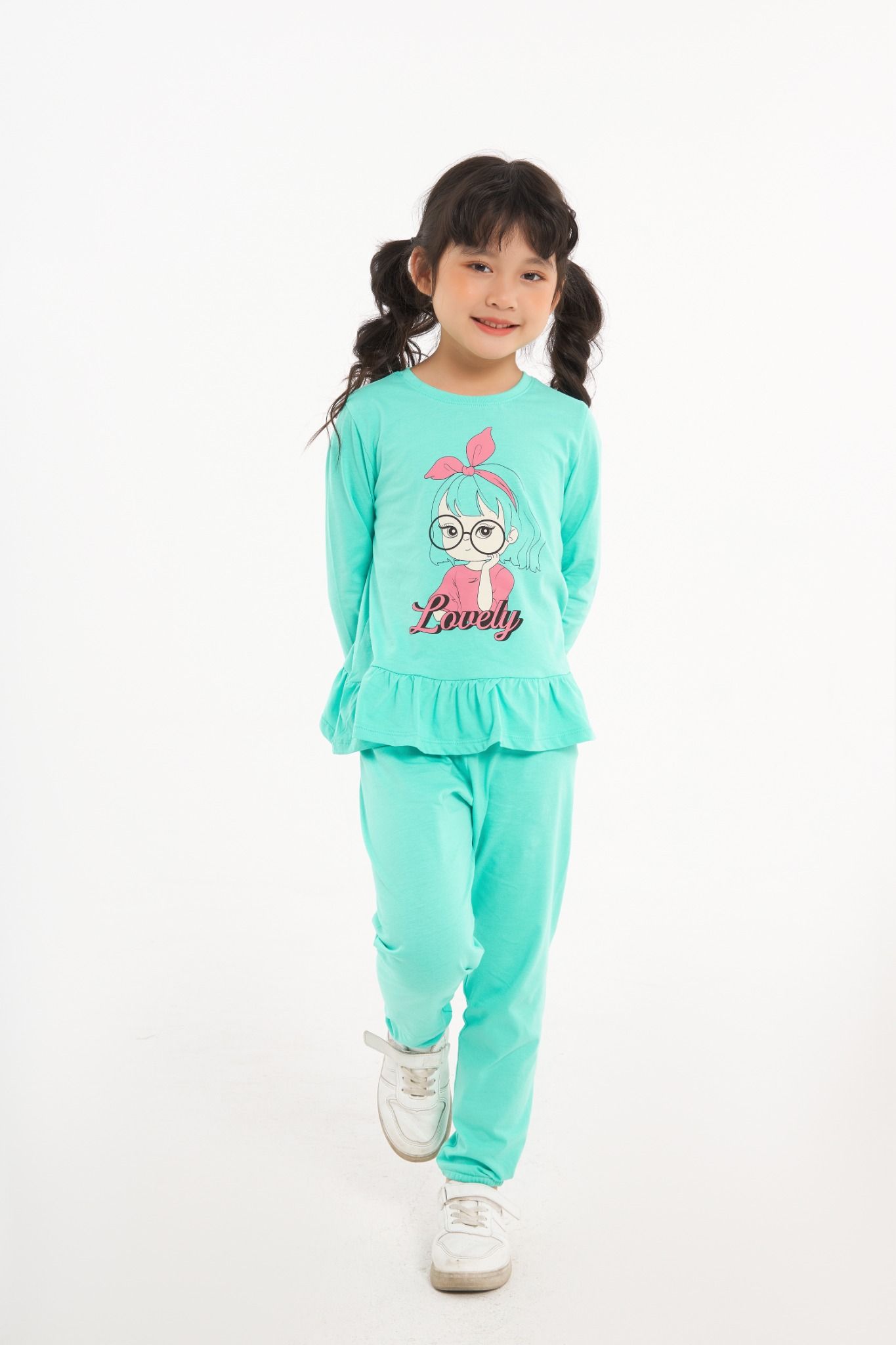 Bộ mặc nhà bé gái GLH101R