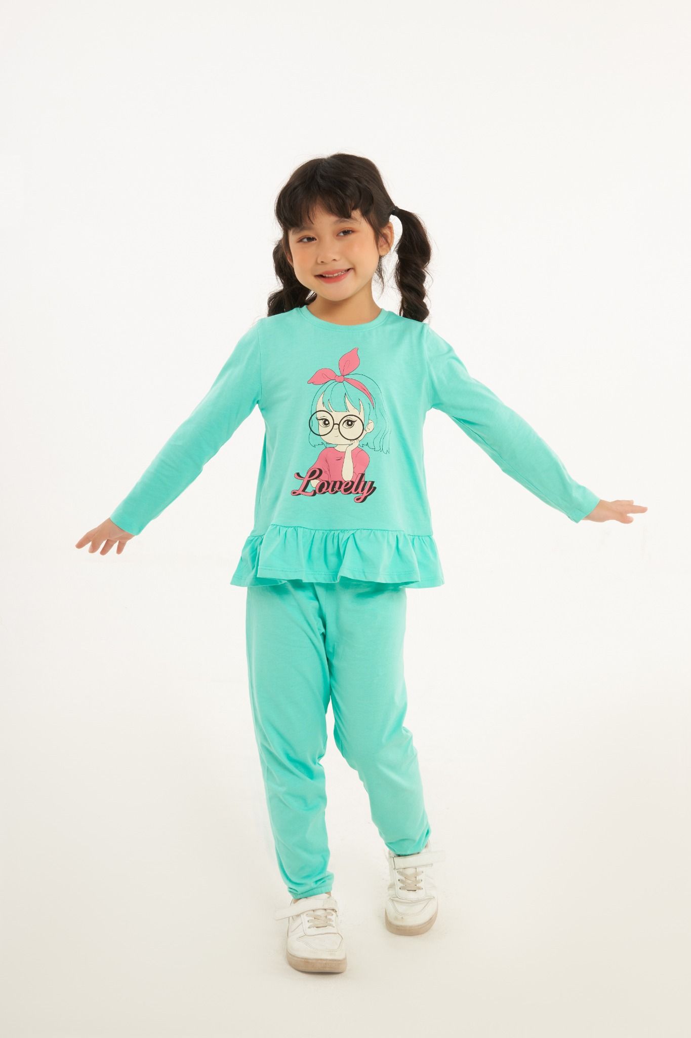 Bộ mặc nhà bé gái GLH101R
