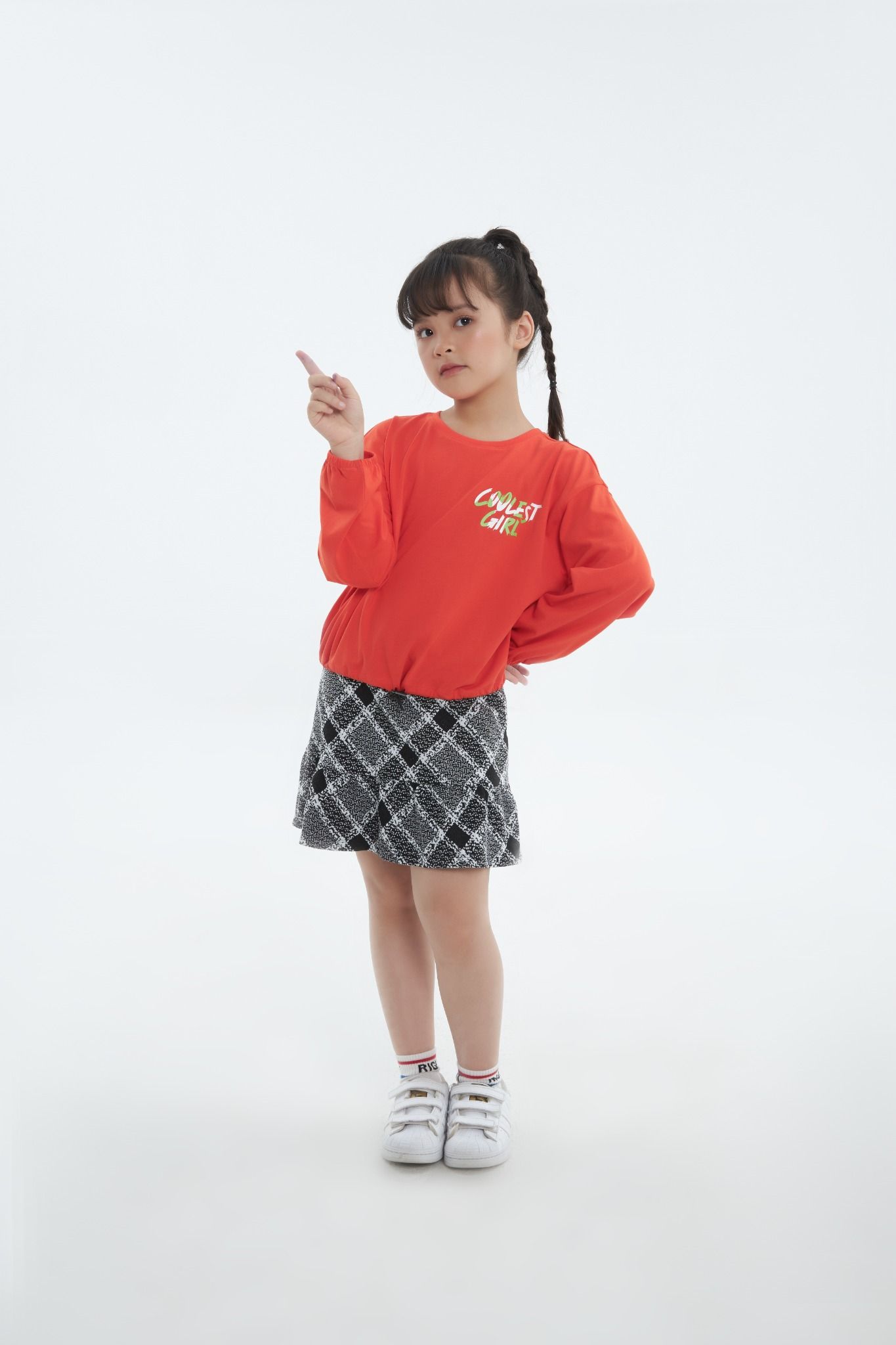 Áo thun bé gái dài tay GTL220R