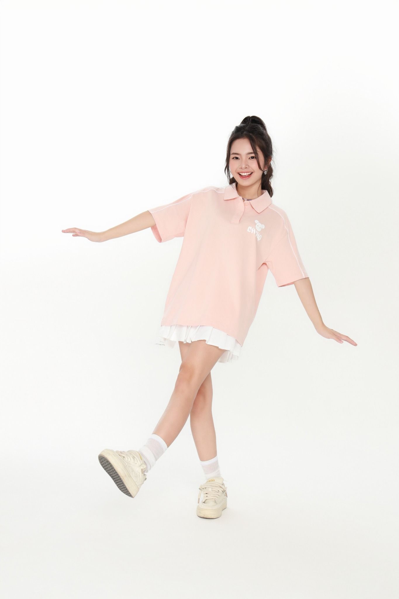 Áo Polo teen girl TPS402R