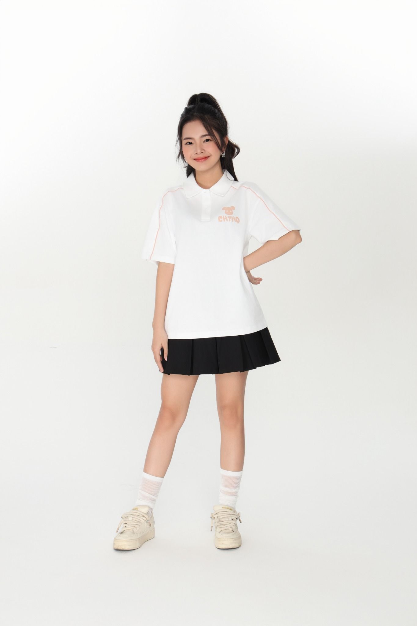 Áo Polo teen girl TPS402R