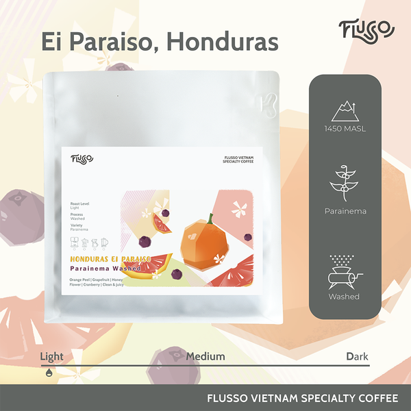  Cà phê Specialty Honduras EI Paraiso Finca Aurora Marvin David Silva Parainema Washed 