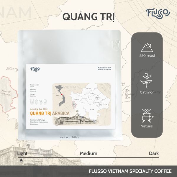  Cà phê Flusso Quảng Trị Arabica - Amazing cup 2023 