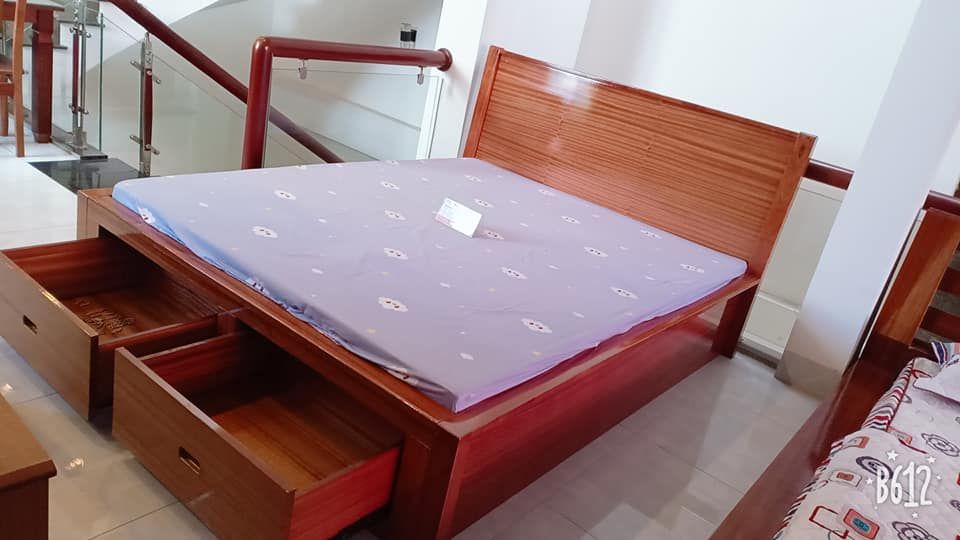GIƯỜNG CÓ HỘC KÉO 1M6